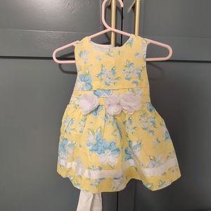 Hartstrings Floral Baby's Dress NWT